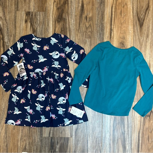 Star Wars long sleeve dress princess jasmine sequin top new with tags 5/5t - Picture 7 of 7